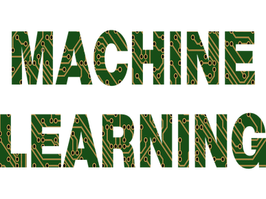 A picture of text, 'machine learning'.
