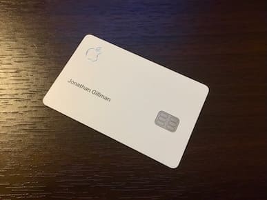 A picture of the Apple Credit Card.