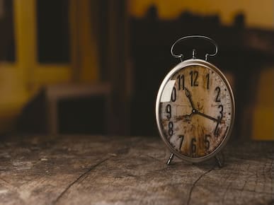 A picture of a clock.